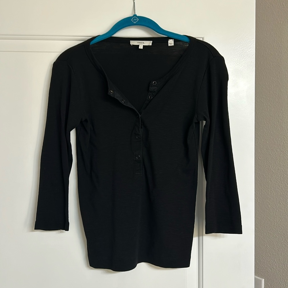 Vince quarter sleeve top